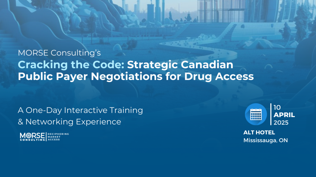 Cracking the Code Training Event: Strategic Canadian Public Payer ...