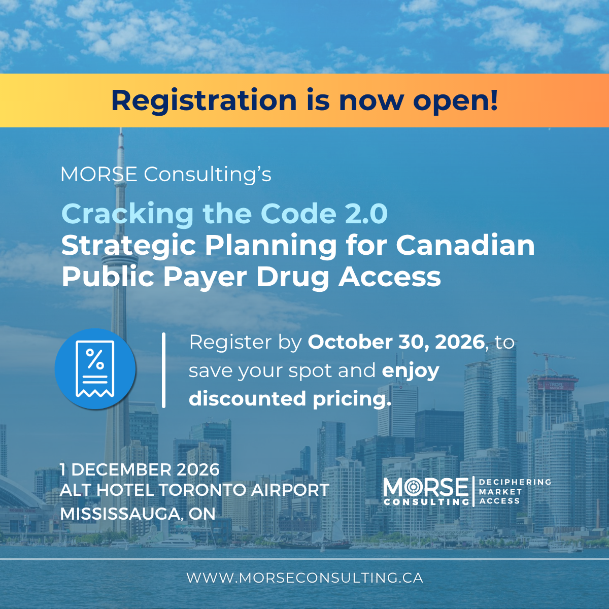 Registration is now open for Cracking the Code 2.0 Toronto